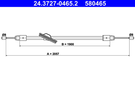 SEISONTAVAIJERI ETU 2057MM (ATE/BOSCH)